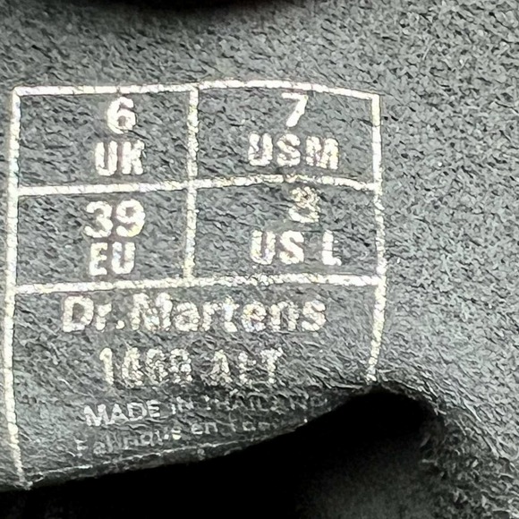 Dr. Martens Black Combat Boots - Picture 11 of 11